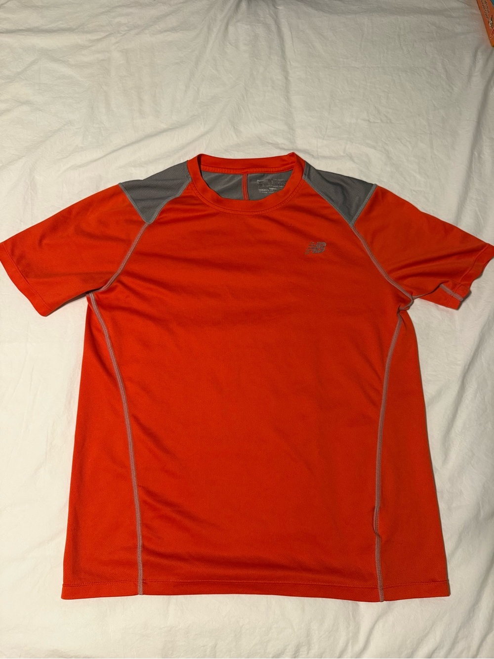 New Balance Bright Orange Performance Top